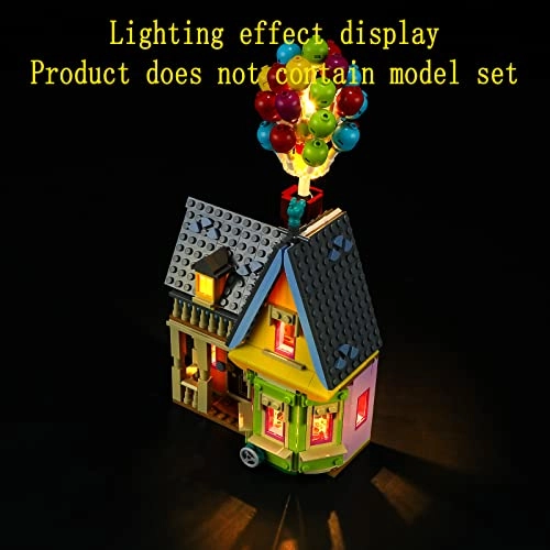 LED Light Set for LEGO House of Up (Up House) 43217 - Plastic Disney 1 4.5-5V