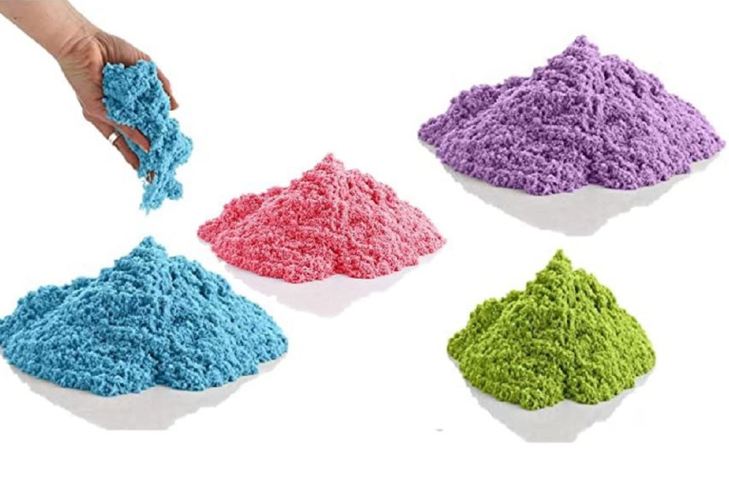 BabyGo Soft Space Sand Clay - 3+ years 4 pcs