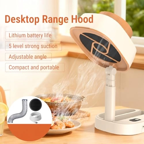 Portable Kitchen Hood - Negative Ion 2 Speed