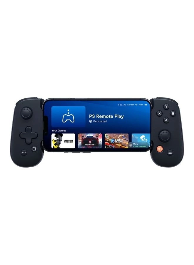 One Mobile Gaming Controller for iPhone - Black Xbox PlayStation Steam Fortnite Apex Diablo Immortal