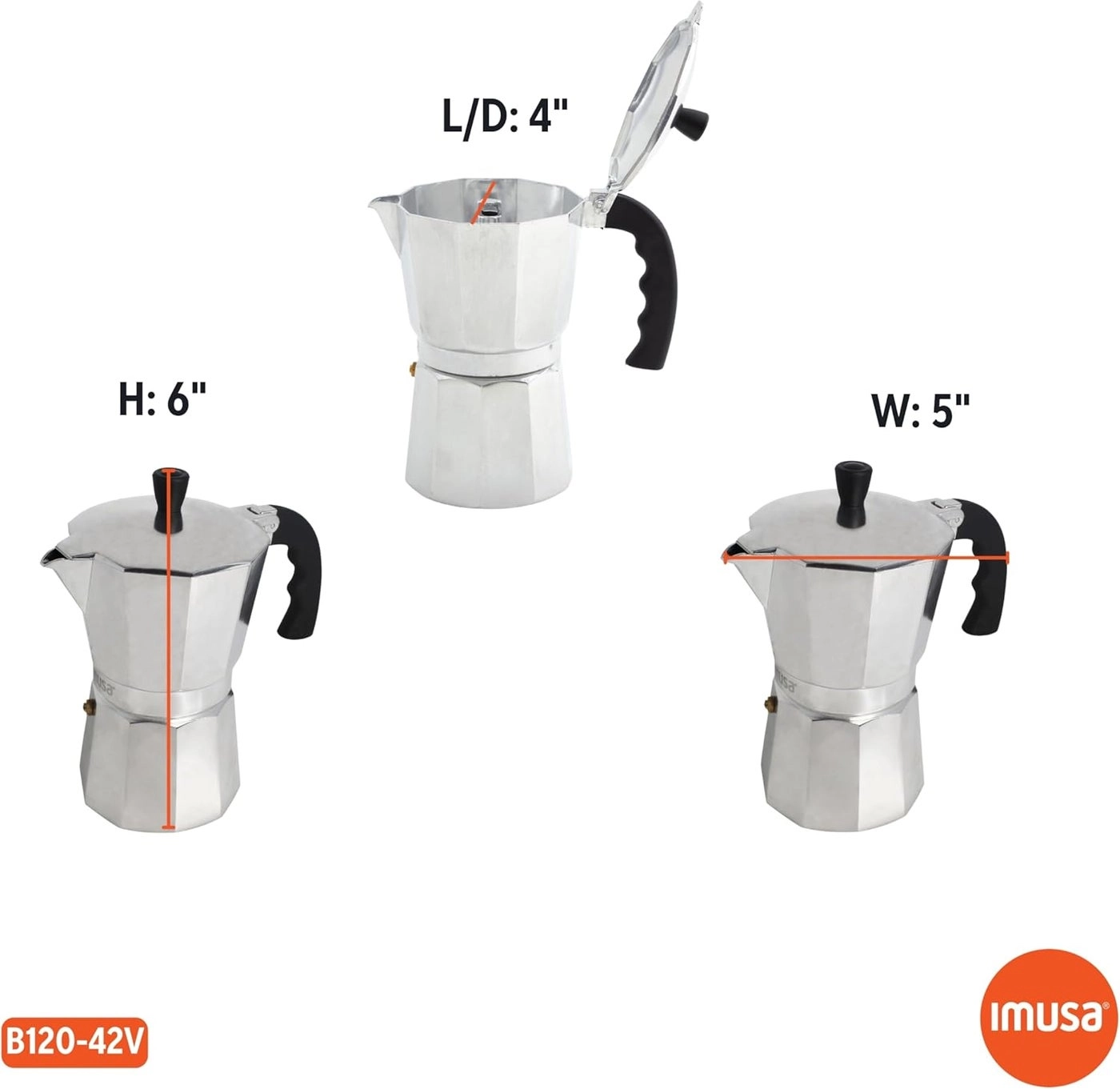 B120-42V - Stovetop 3-Cup