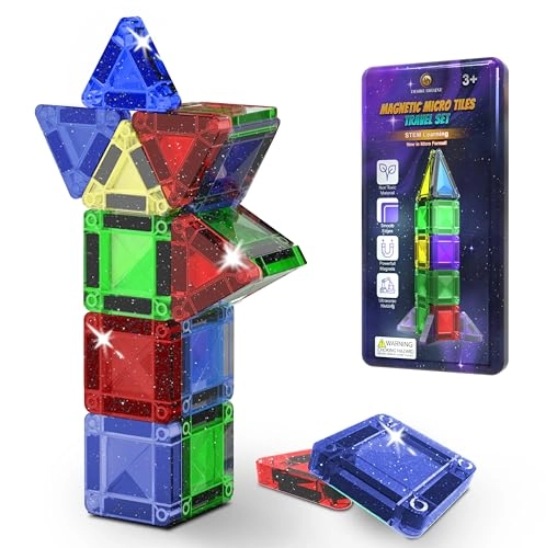 Micro Magnetic Blocks - 3 years and up 18 pieces