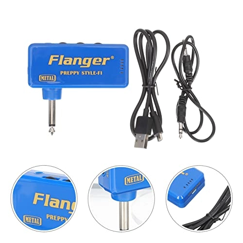 Mini Guitar Bass Headphone Amplifier - 1 Set USB Rechargeable