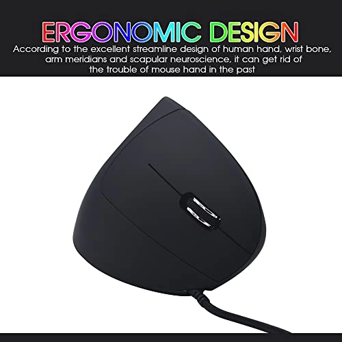 Vertical Ergonomic Optical Mouse - USB