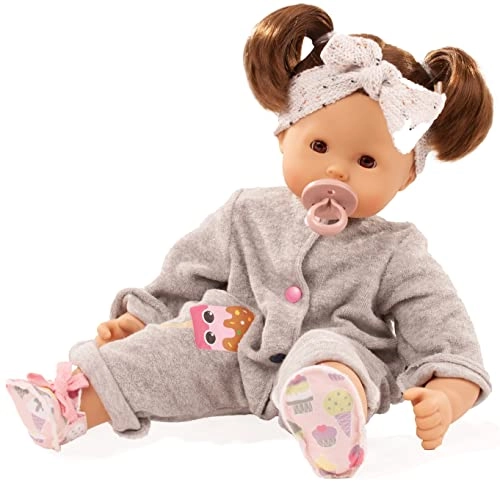 Maxy Muffin Baby Doll - 42 cm Vinyl Brown Sleeping Eyes Ages 3+