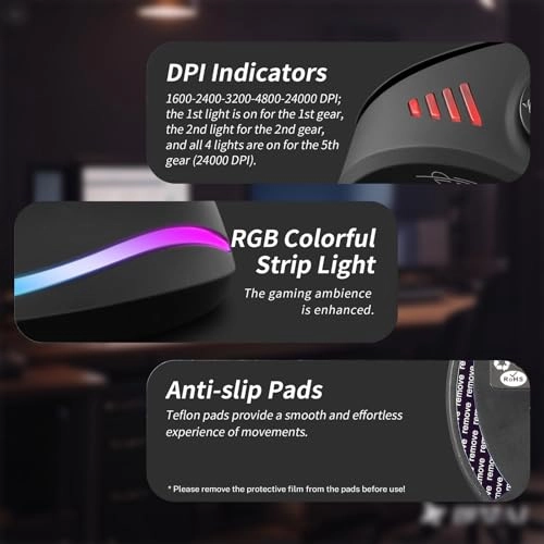 F13 Optical Gaming Mouse - Bluetooth