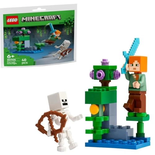 Minecraft Alex and Skeleton Cave Mini Set (30705)