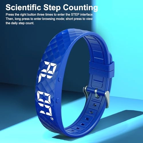 Vibrating Reminder LED Fitness Tracker Watch