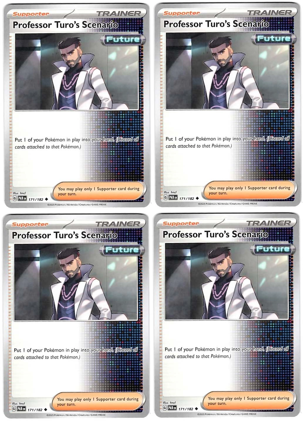 Pokémon Professor Turo's Scenario 171/182 - 4pcs