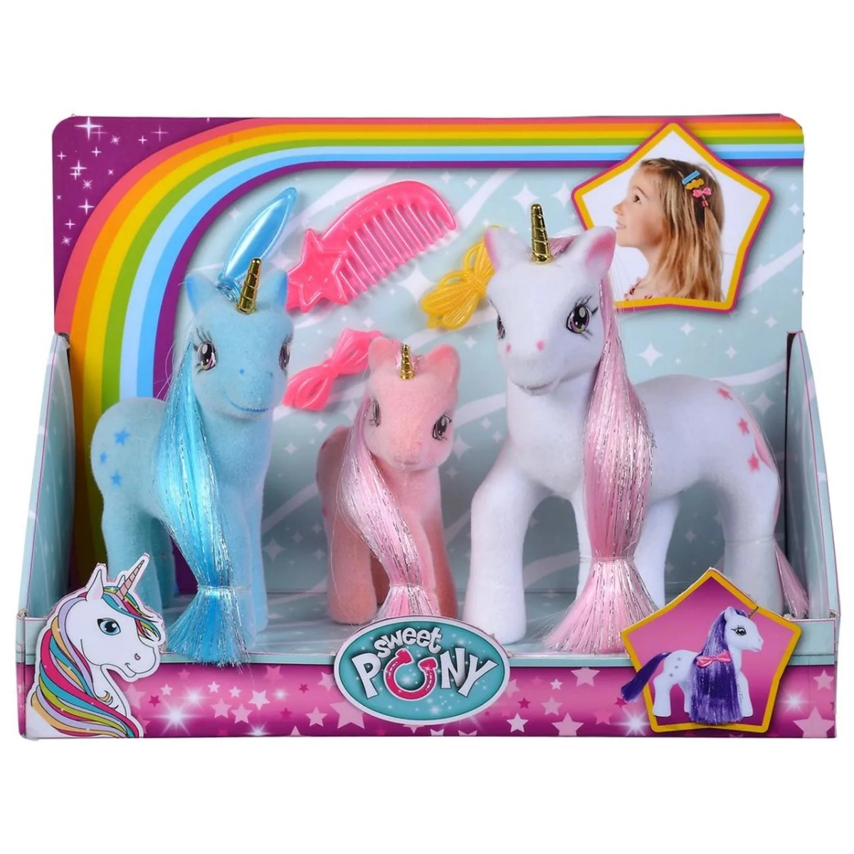 Sweet Pony Unicorn 30.5 cm - Glitter Wings 3 Pcs