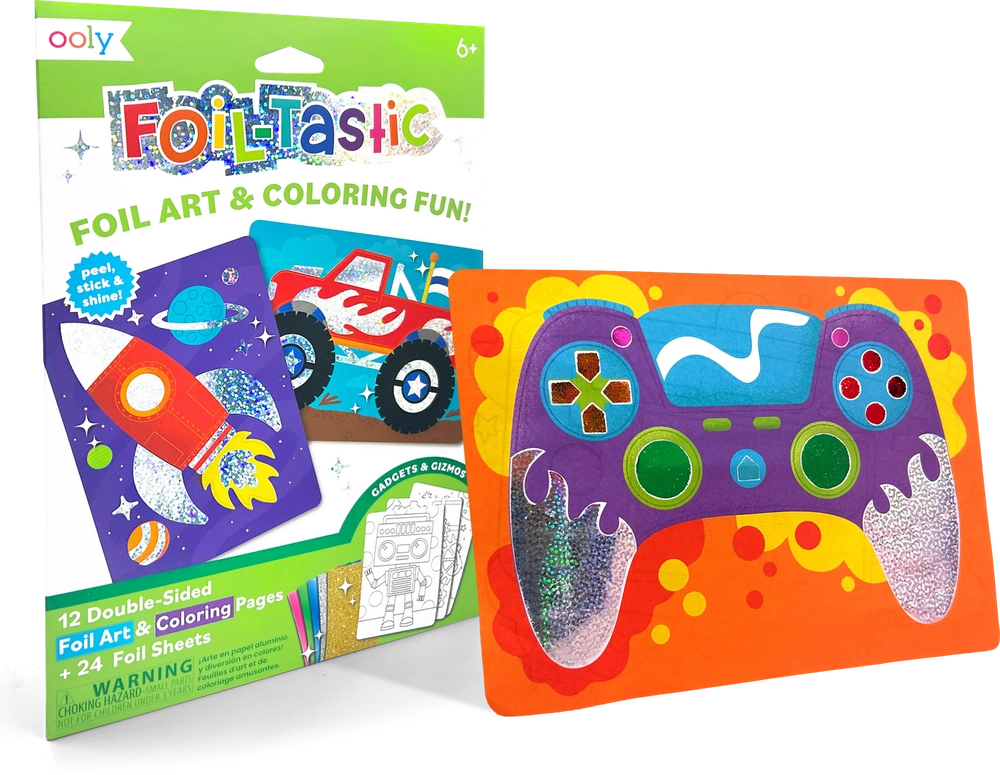 Foil-Tastic Foil Art & Coloring Fun Kit - 6+ years 36 pcs