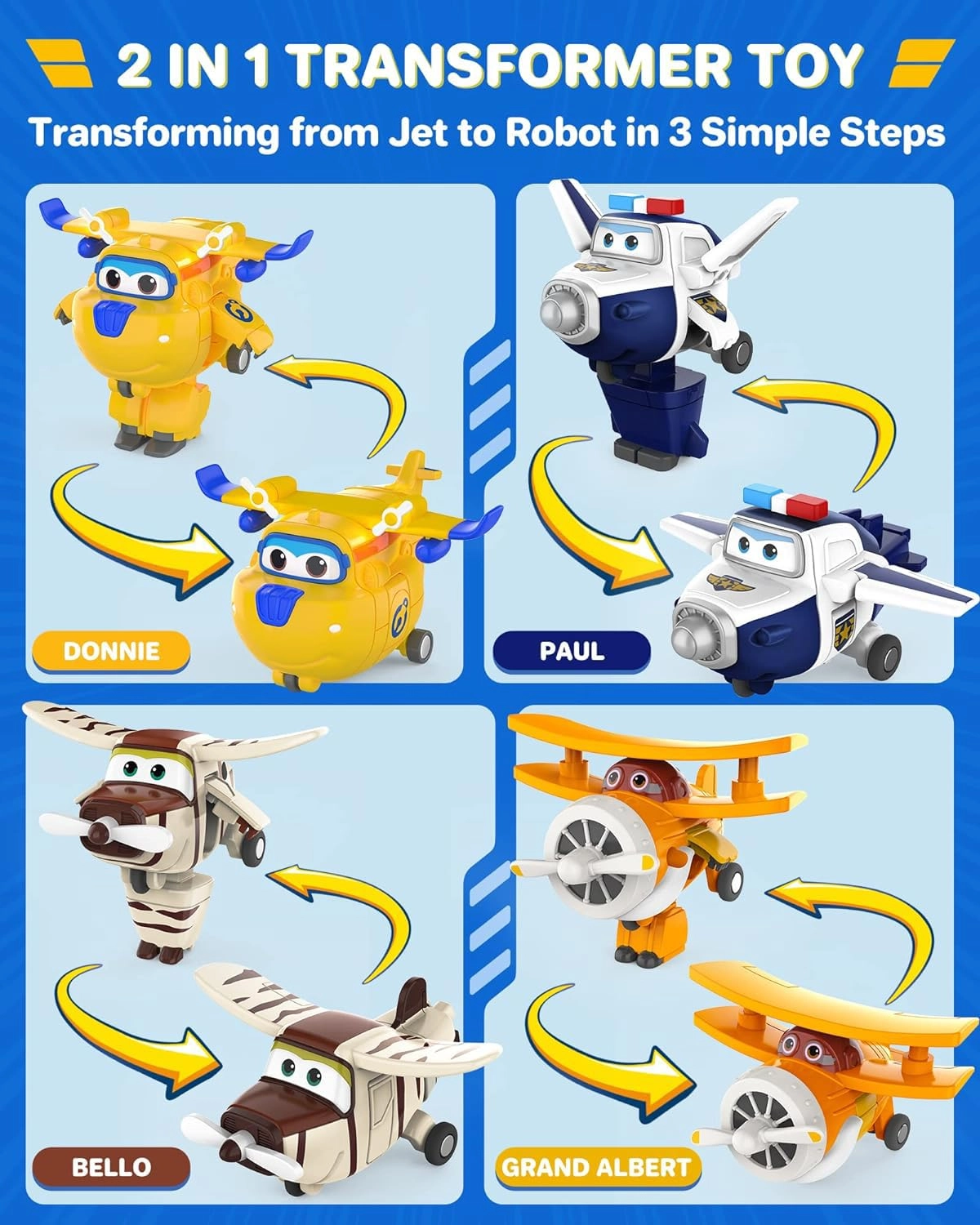 Super Wings - 3 steps (15 pcs.)
