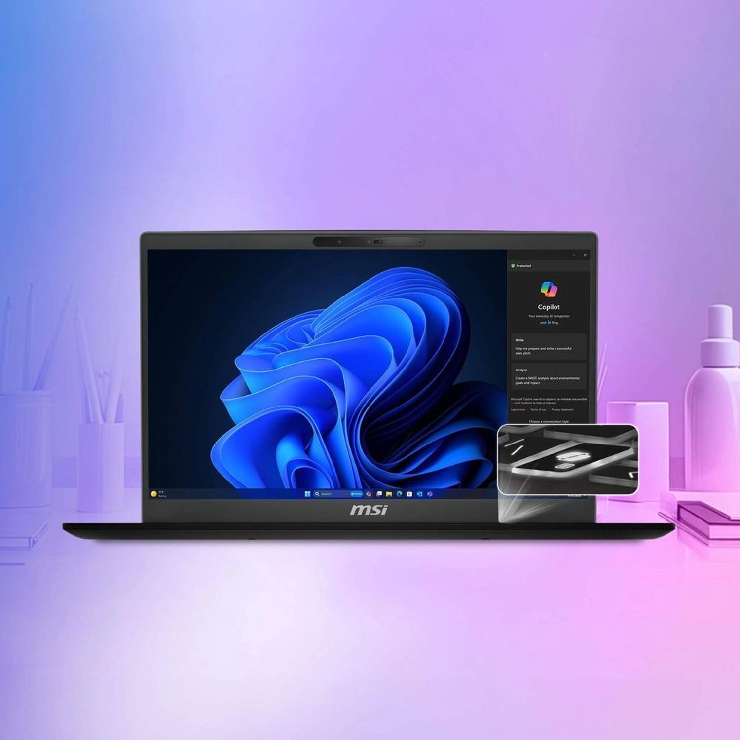 Modern 15 H AI 9S7-15H551-225 - 15.6'' Core Ultra 5 225H 16GB DDR5 512GB SSD