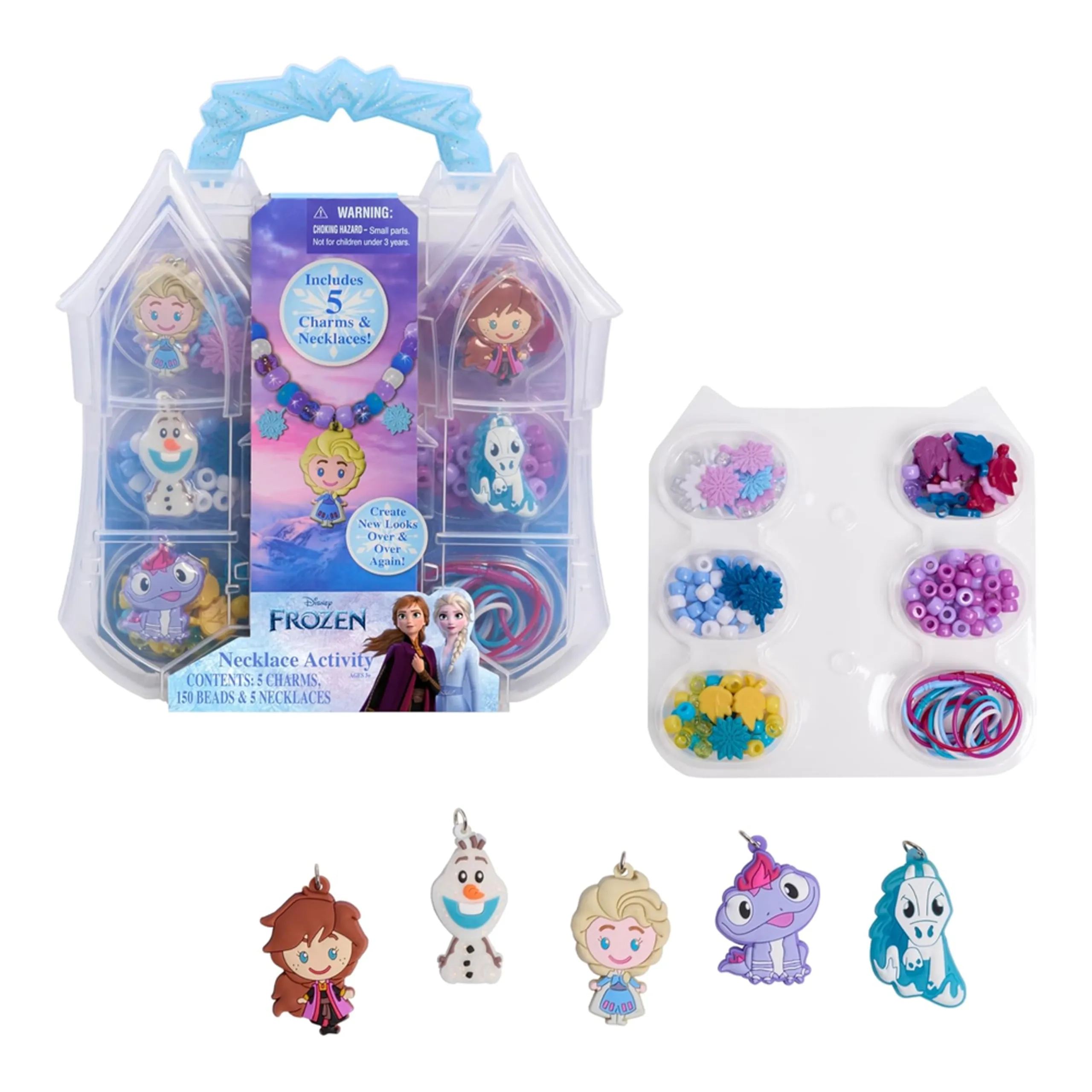 Tara Toys Frozen 2 Necklace Activity Set - over 150 beads 5 character charms
