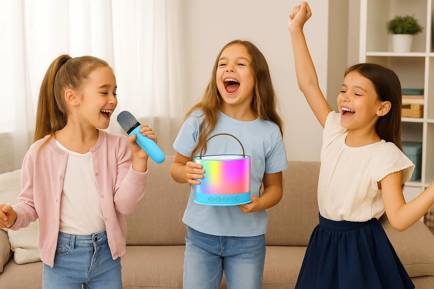 Portable Karaoke Bluetooth Speaker - 5W