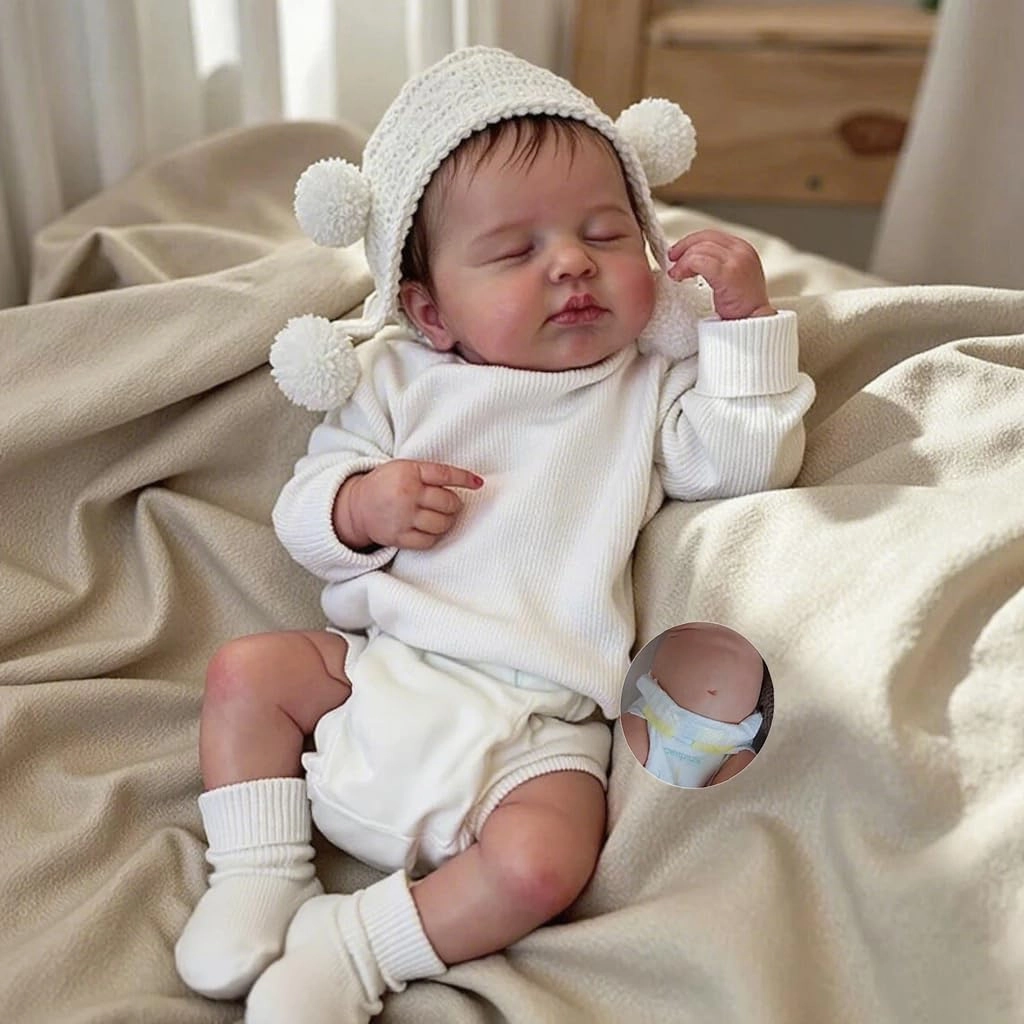 Anano Reborn Baby Doll - 50 cm Vinyl Silicone