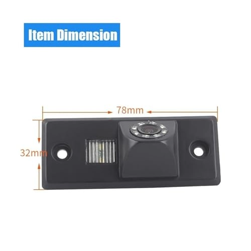 Reverse car rear view camera - Night vision Wired 720 x 540 pixels