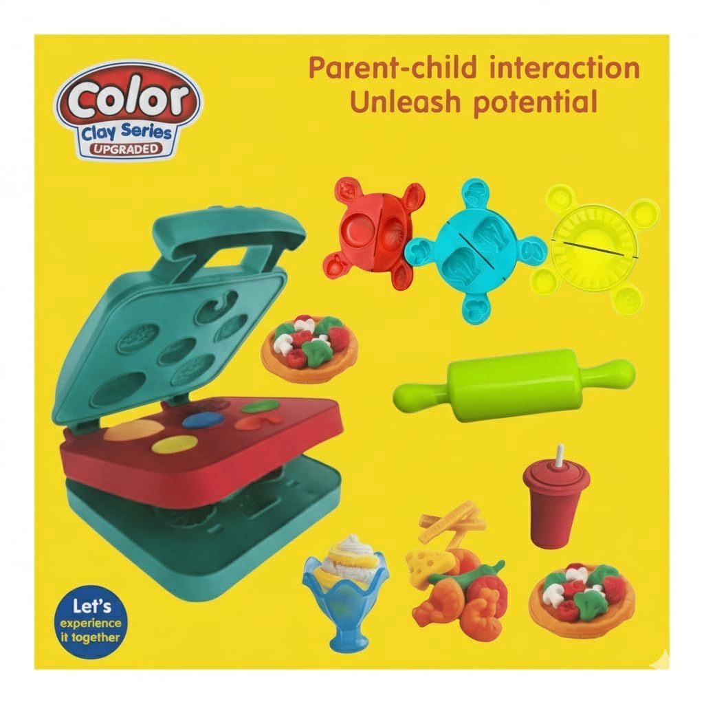 DIY Clay Dough Fast Food Kit - Clay 800g