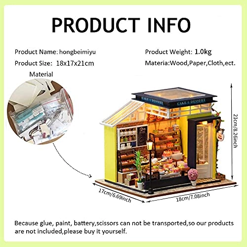 DIY Miniature House Kit - Bakery Shop