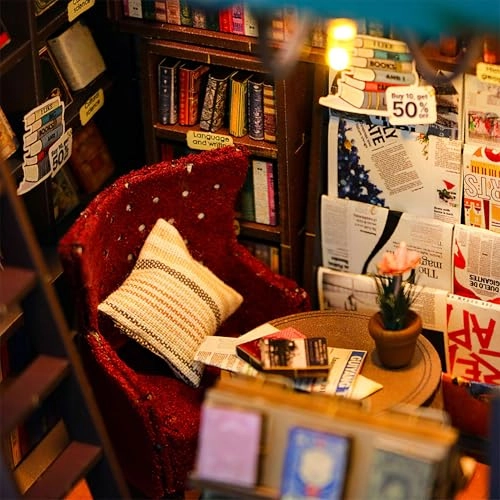 Miniature Book Nook House Kit