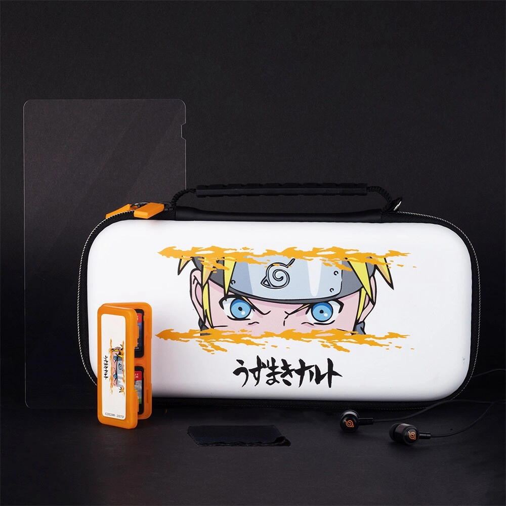 Nintendo Switch Protective Case - Nintendo Switch + Naruto In-Ear Headphones