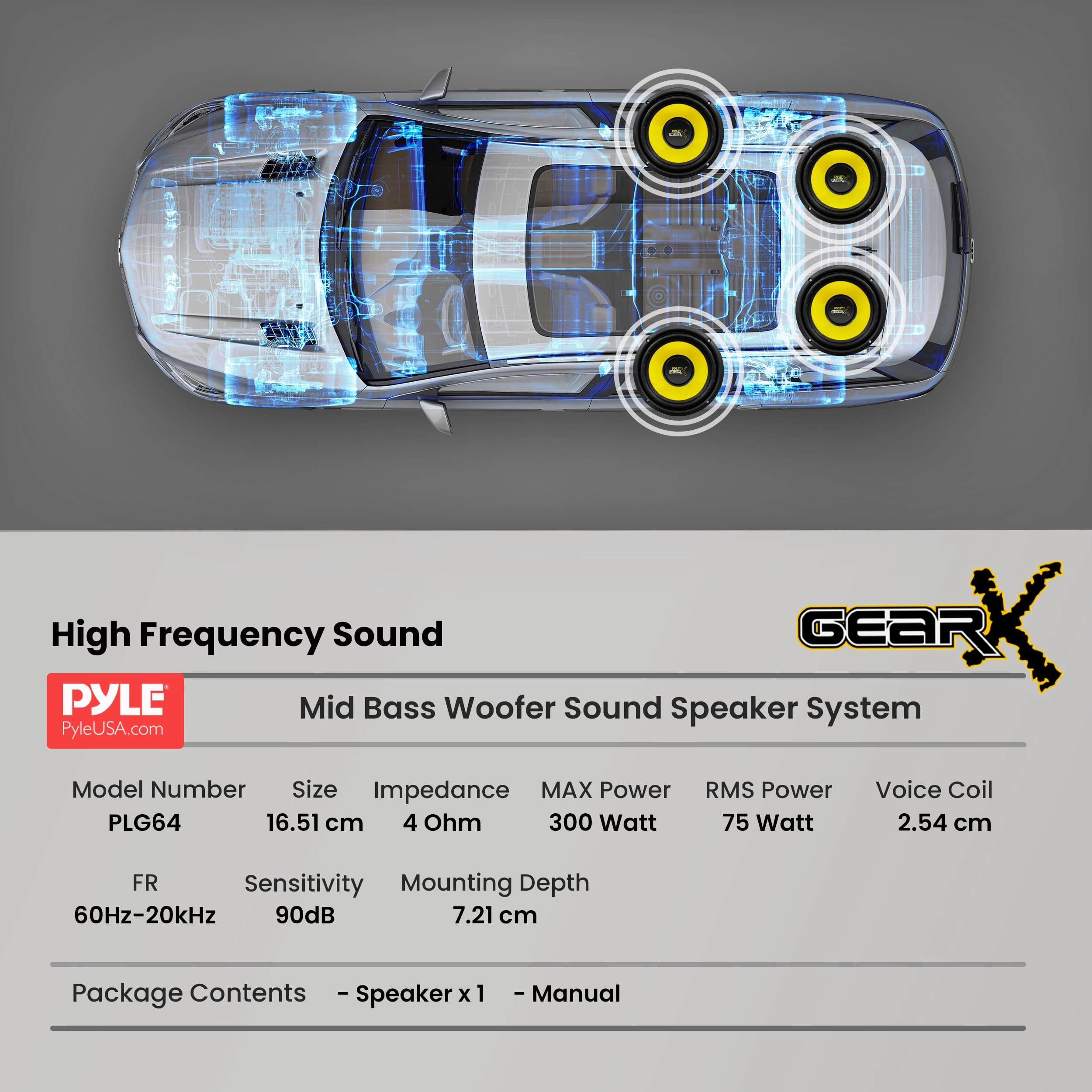 PLG64 - 6.5 Inches Woofer