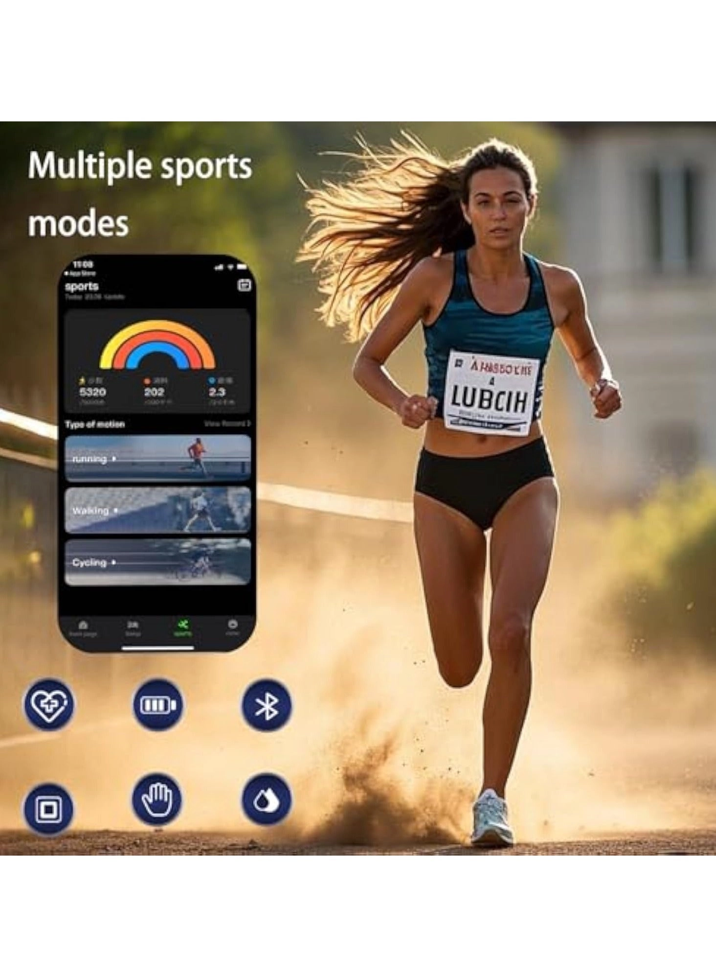 Smart Ring - Heart Rate Waterproof Black #11