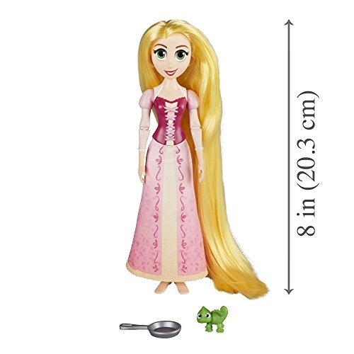 Rapunzel Doll - 9-inch hair + Pascal Figure Ages 3+