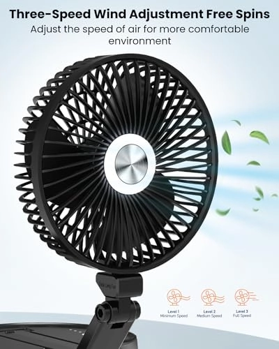 Desktop Mini Fan - 7.1" diameter
