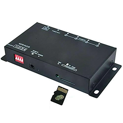 WF-501 - Car DVR Recorder 9-36V Parking Assistance Video Switch Combiner Box 360 Degree Left/Right/Front/Rear Camera (With TF Card)