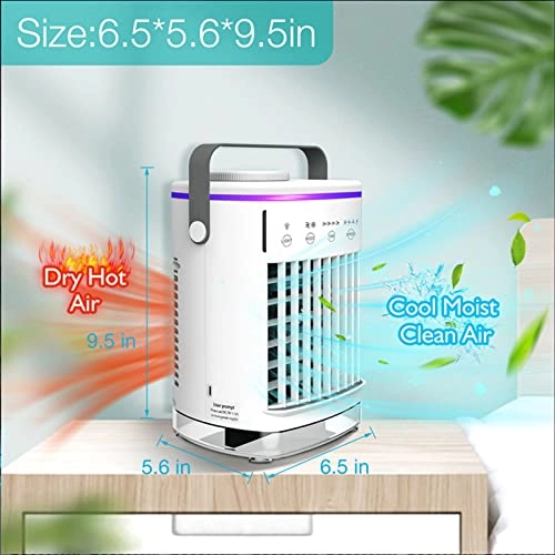 Portable Air Conditioner - 700ml 7-color LED 2H/4H Timer