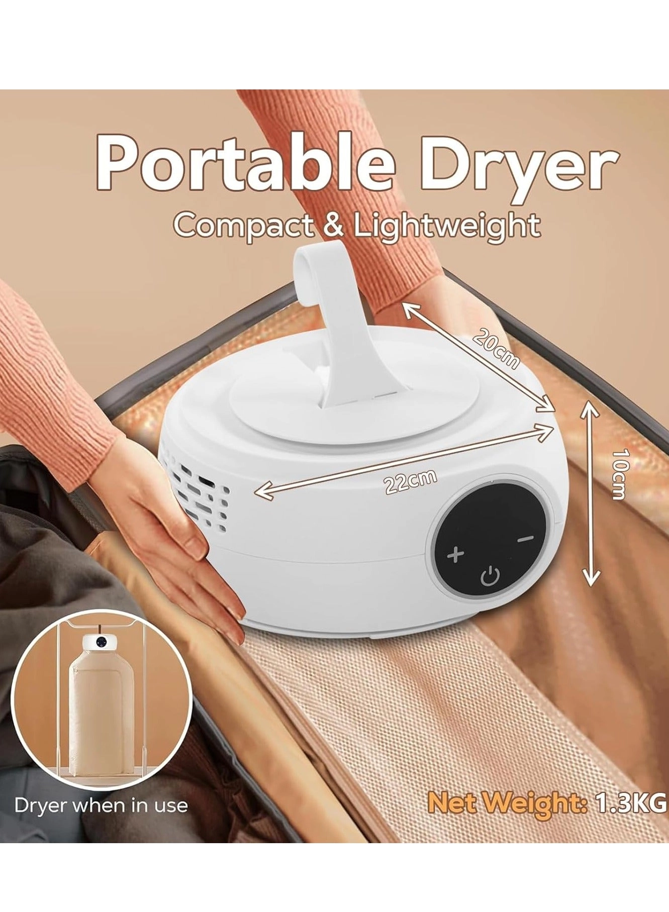 Portable Clothes Dryer - 10kg