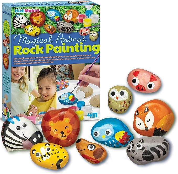 Rock Painting Kit - 5+ years 8 pcs