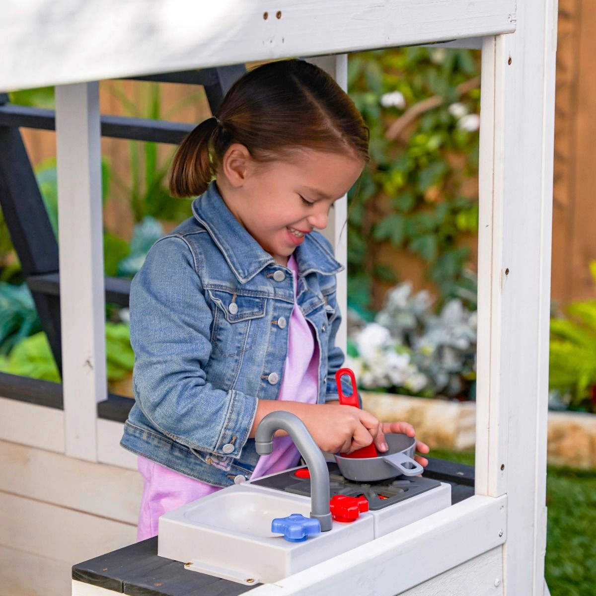 Wrangler Way Swing Set - Ages 3-10 White