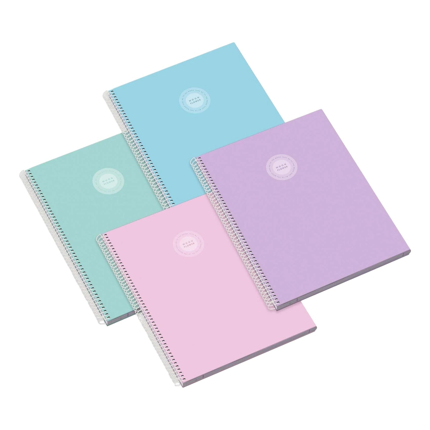 Ámbar Moonflower Campus A5 Hardcover - Lined 25 Sheets