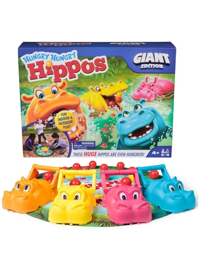 SPIN MASTER GAMES Hungry Hungry Hippos: Giant Edition - Family Game