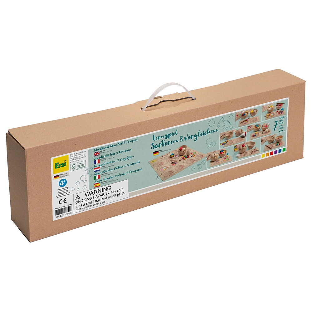 Sort And Companre Educational Game - Suitable for 4 years & above 21 pieces