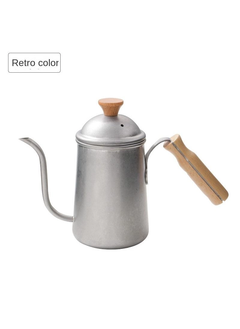Y&D Long Mouth Kettle - 304 Stainless Steel Wooden Handle