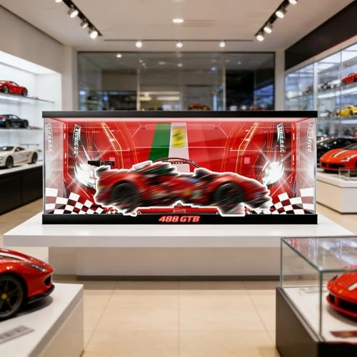 Lego Display Case (42125) - 56 x 26 x 20 cm Acrylic Dustproof Transparent