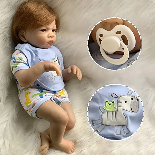 Rebirth Baby Doll - 20 Inch Vinyl Cotton Body Blue Eyes