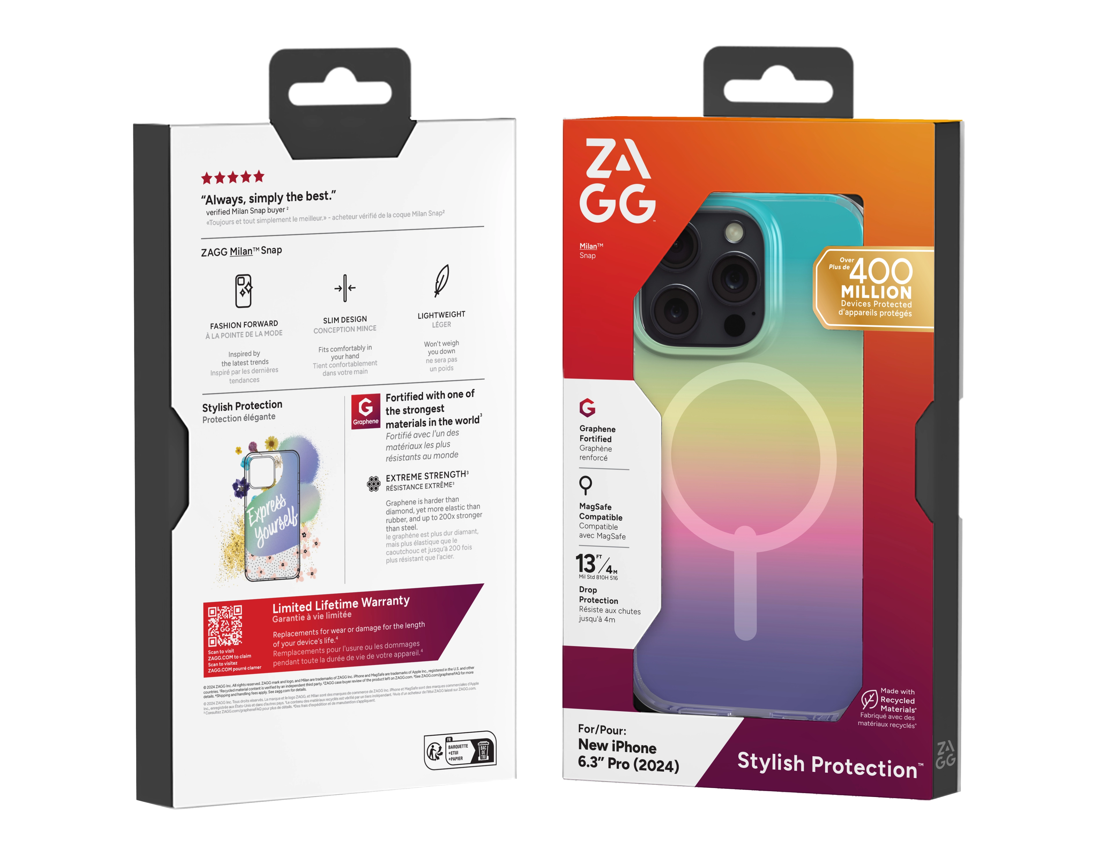 Milan Snap Case with MagSafe for iPhone Air Iridescent