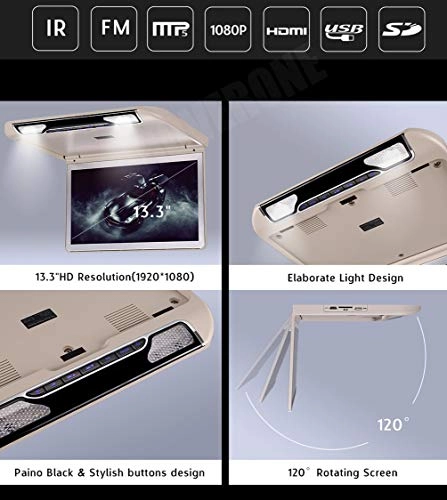 Flip Down Unit - 13.3 Inches