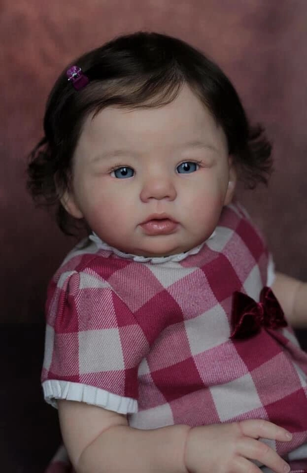 Enjoy with Love Reborn Baby Doll - 20 Inches Brown Eyes