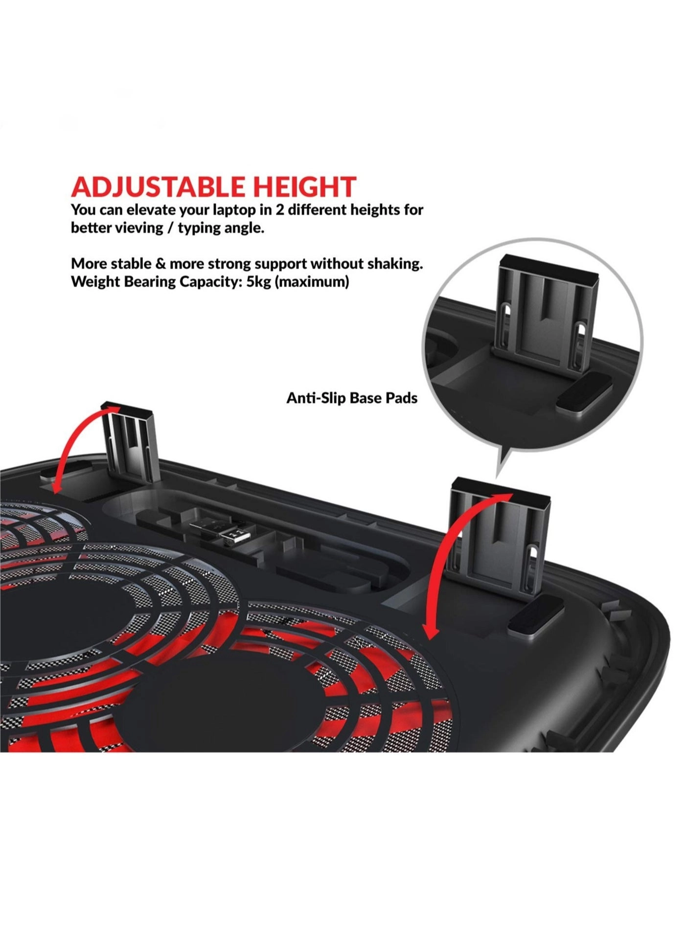 Laptop Cooling Pad - 2 piece(s) 15.6 inch