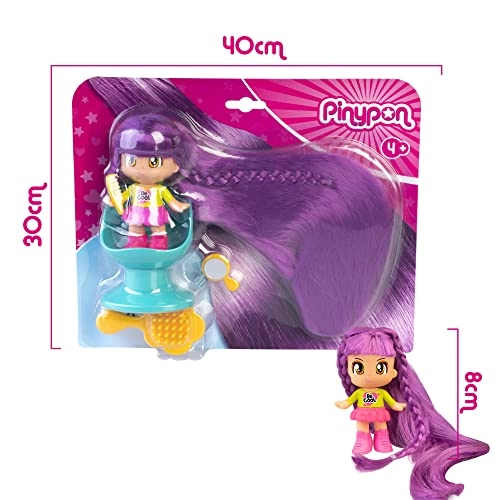 Pinypon Super Hair - Purple Ages 3+