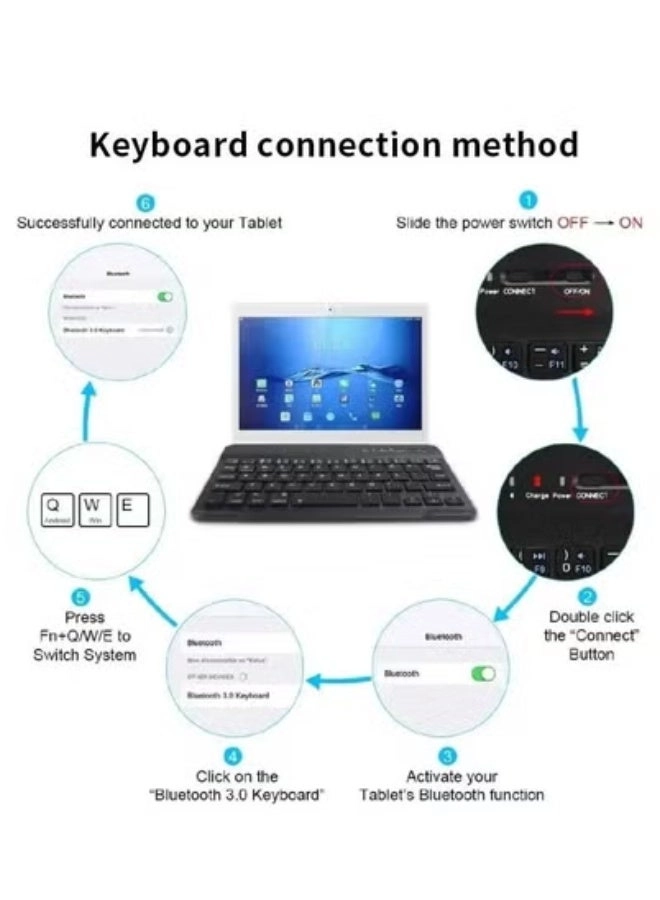 Wireless Keyboard and Mouse Combo - QWERTY Wireless