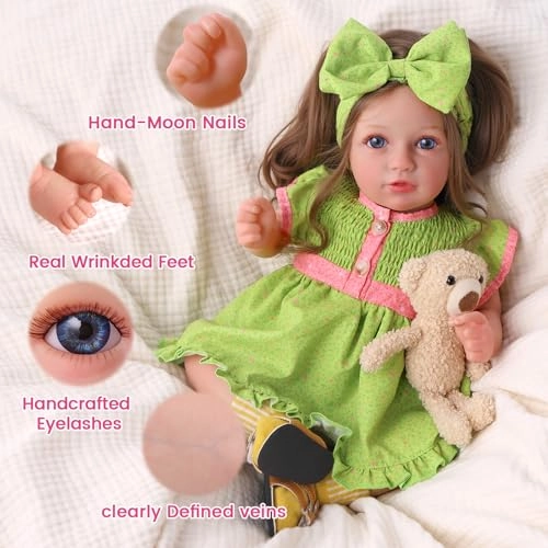 Reborn Dolls - Vinyl Green Ages 3+