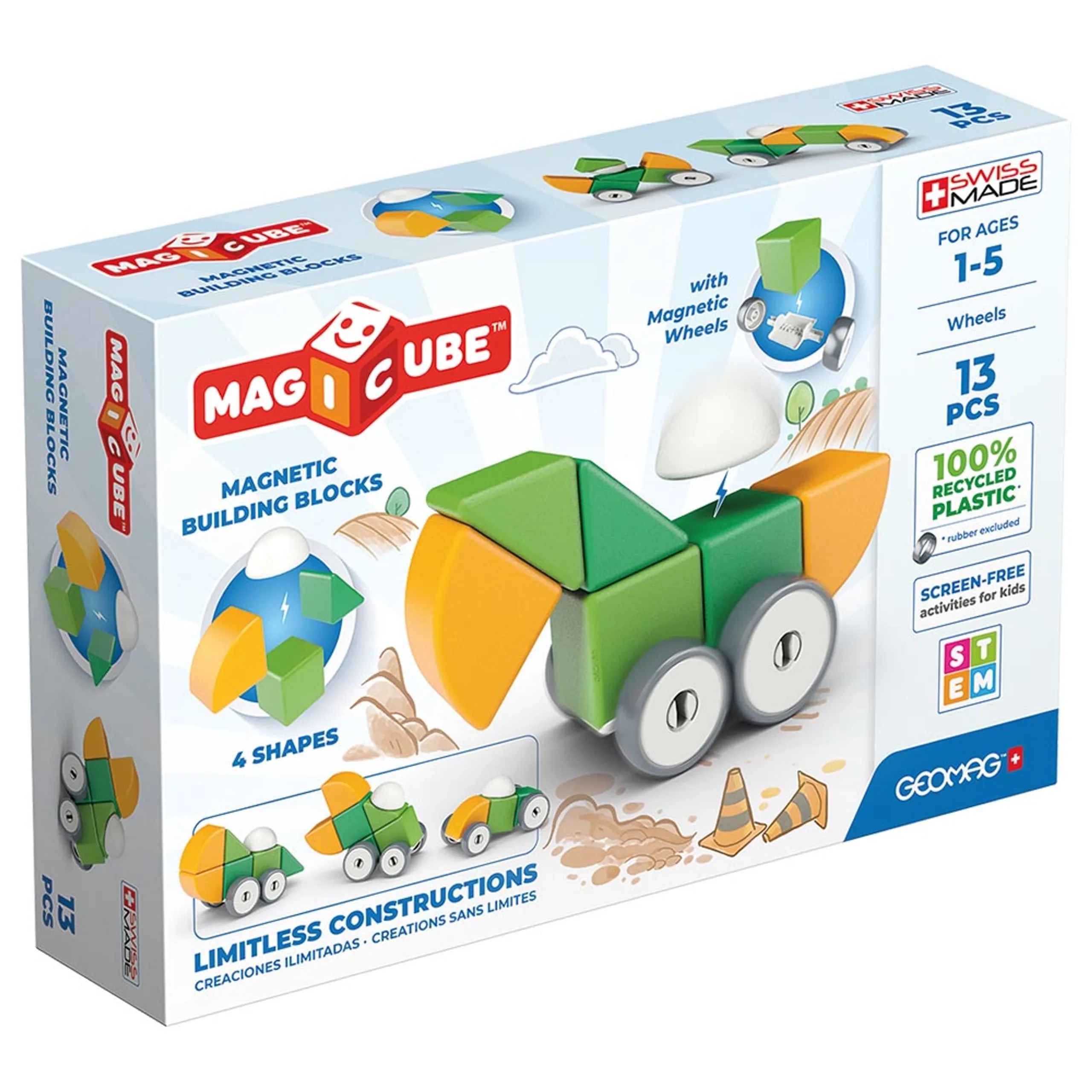 Geomag Magicube 4 Shapes - 1+ 13 pieces