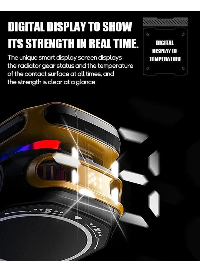 Wireless Magnetic Phone Cooler - 2000 mAh Battery Display Portable