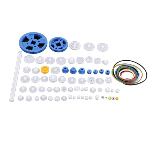 Respicefinem Plastic Gears Pulley Belt Kits - 4 years and up